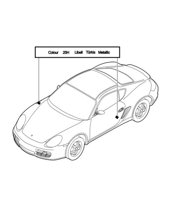 Diagram 004-000 Porsche Macan (95B) MK1 (2014-2018) Accessories & others 