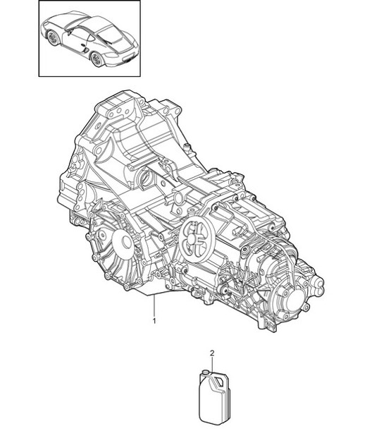 Diagram 302-000 Porsche 991 (911) MK1 2012-2016 Transmission