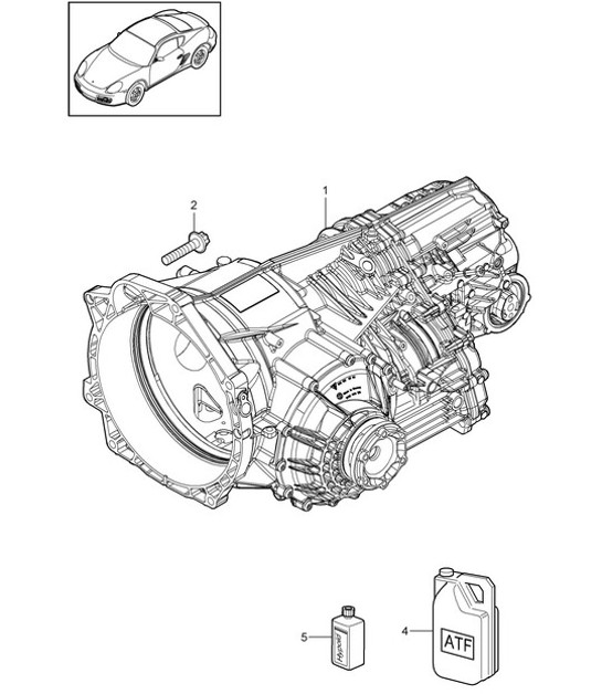 Diagram 320-000 Porsche Panamera 4 Sport Turismo 2.9L V6 