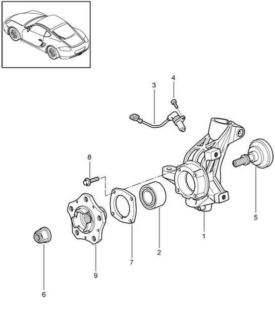 Diagram 401-005 Porsche 992 (911) MK2 2024>> 