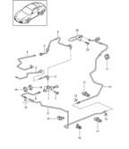 Hand Lever System, Pedal Cluster  Cayman 987C / 981C (2005-2016)