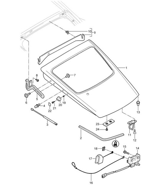 Diagram 803-005 Porsche Cayman 718C (982C) 2017>> Body