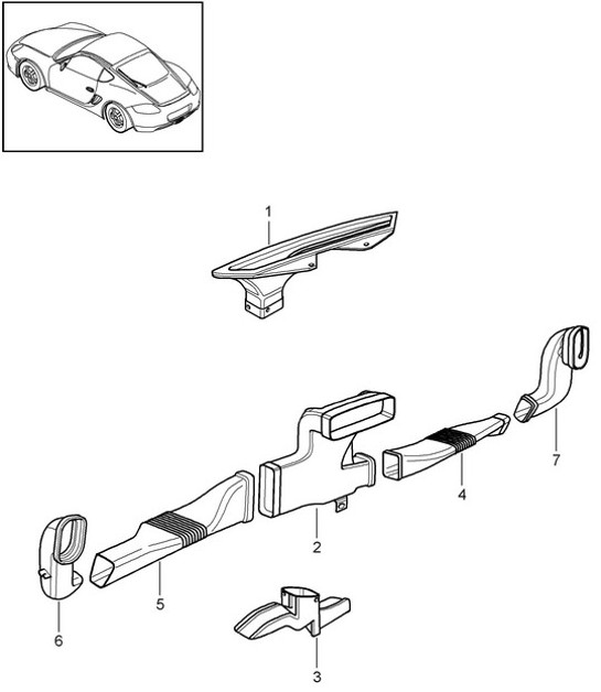 Diagram 813-001 Porsche Macan (95B) MK1 (2014-2018) Body