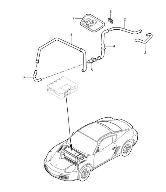 Diagram 813-002 Porsche Macan (95B) MK1 (2014-2018) Body