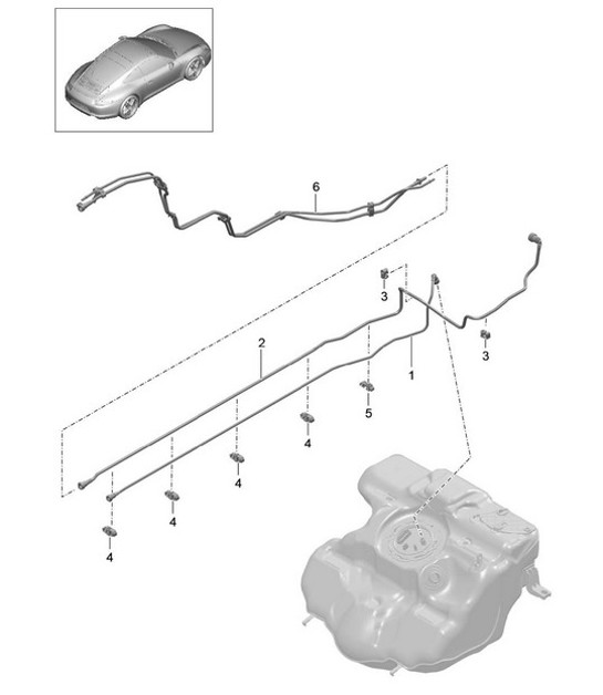 Diagram 201-005 Porsche 976 Panamera 4  V6 2.9L 2023>> 