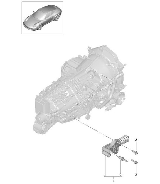 Diagram 301-005 Porsche Macan (95B) MK1 (2014-2018) Transmission