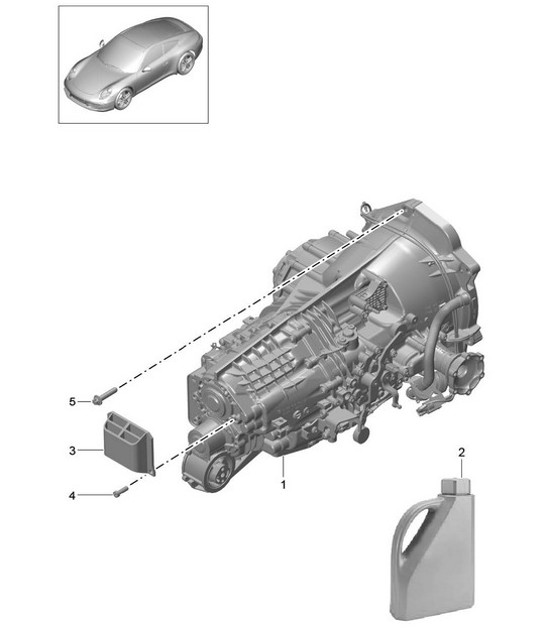 Diagram 302-000 Porsche Macan (95B) MK1 (2014-2018) Transmission