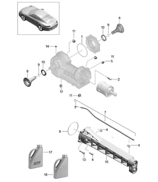 Diagram 305-015 Porsche  