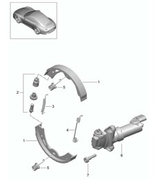 Parking brake 991.1 2012-16