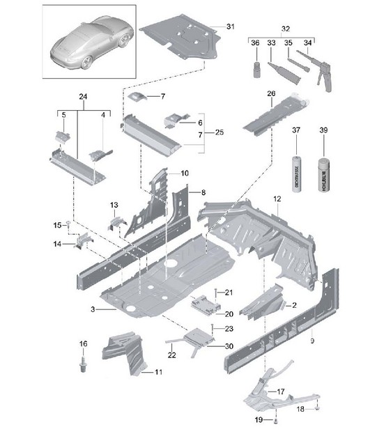 Floor - centre - 991.1 20012-16