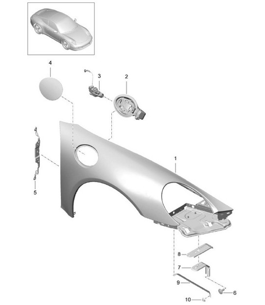 Diagram 801-040 Porsche Taycan (9J1) MK2 2024>> 
