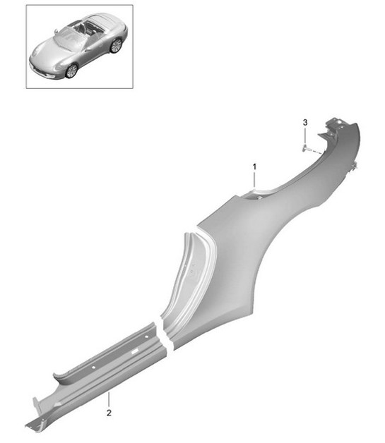 Diagram 801-065 Porsche Cayman 718C (982C) 2017>> Body