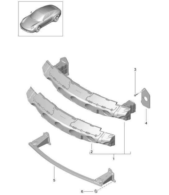 Diagram 802-020 Porsche Macan (95B) MK1 (2014-2018) Body