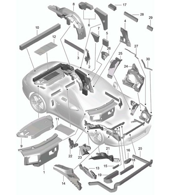 Diagram 807-080 Porsche 944 (1982-1991) 