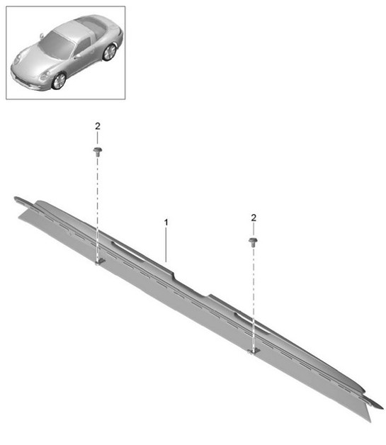 Diagram 811-010 Porsche Cayman 987C / 981C (2005-2016) Body