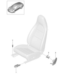 Front Seat / (complete) / sports seat / No longer available / Trim / Cover / 991.1  2012>>