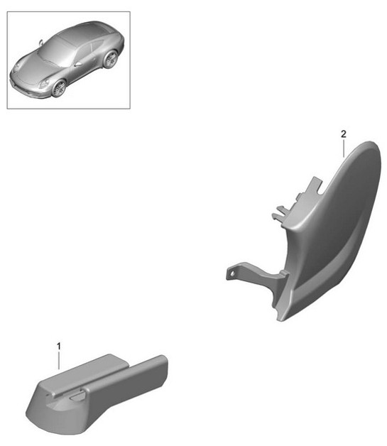 Diagram 817-015 Porsche Cayman 987C / 981C (2005-2016) Body