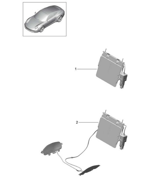 Diagram 817-022 Porsche 991.2 Carrera 4 3.0L (370 Bhp) 2016-19 Body