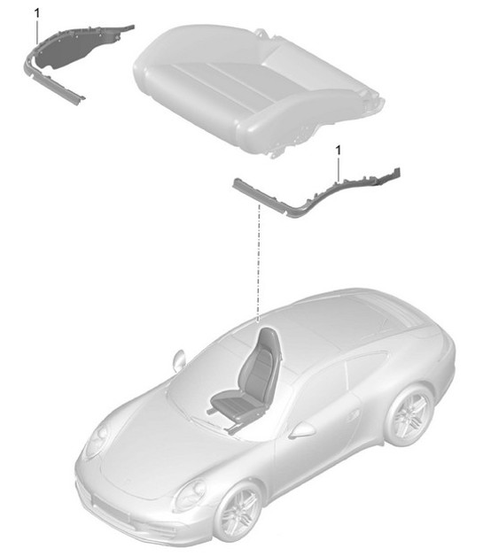 Diagram 817-024 Porsche 997 (911) MK1 2005-2008 Body