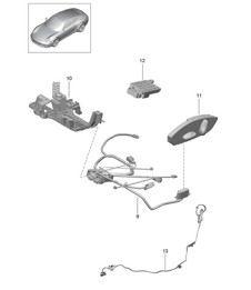 Wire set / Switch / Control units / Electric motor 991.1  2012>>