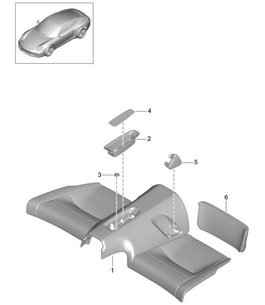 Diagram 817-054 Porsche Panamera 970 MK1 (2009-2013) Body