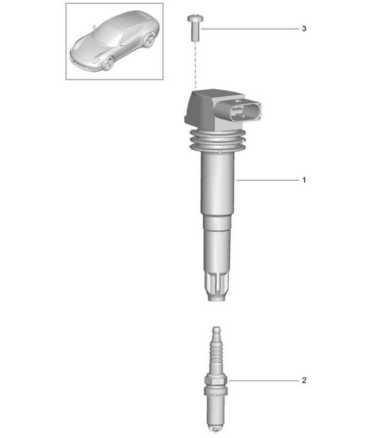 Diagram 901-000 Porsche Panamera 970 MK1 (2009-2013) Electrical equipment