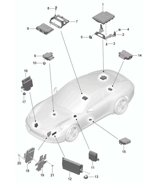Control units 991.1 2012-16