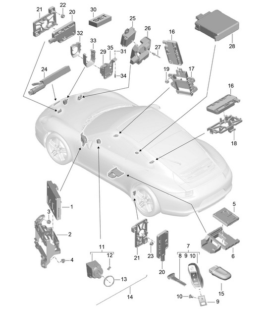 Control units 991.1 2012-16