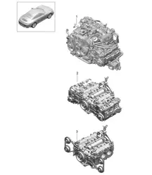 Replacement engine 991.2 Carrera 2017-19