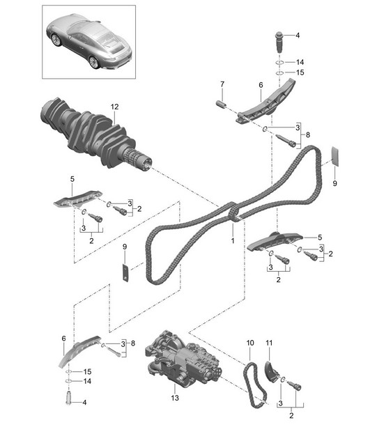 Valve control 991.2 Carrera 2017-19