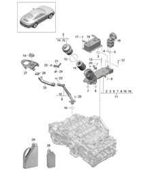 Engine lubrication 991.2 Carrera 2017-19