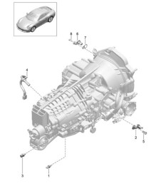 Manual gearbox / Individual parts - G9105,G9106, G9135 - 991.2 Carrera 2017-19