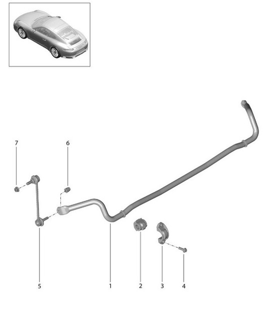 Diagram 501-003 Porsche 928 (1978-1995) 
