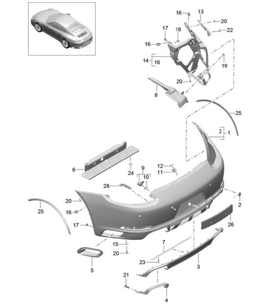 Diagram 802-015 Porsche Panamera 971 MK2 (2021>) 