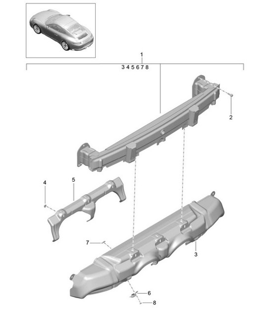 Diagram 802-035 Porsche Macan (95B) MK1 (2014-2018) Body