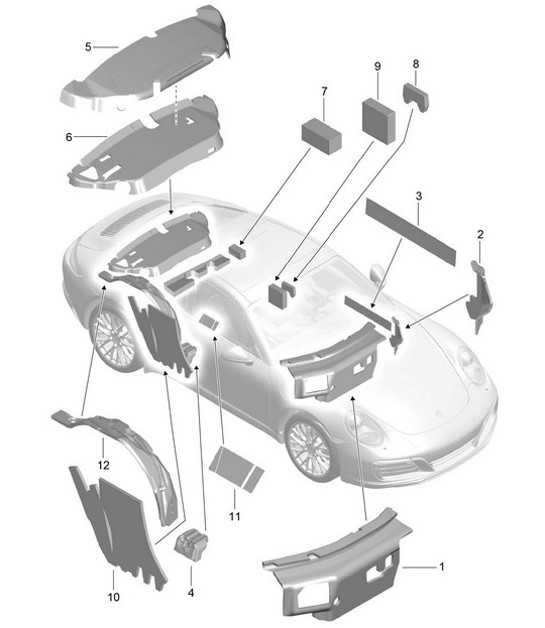 Diagram 807-082 Porsche Cayman 718C (982C) 2017>> Body