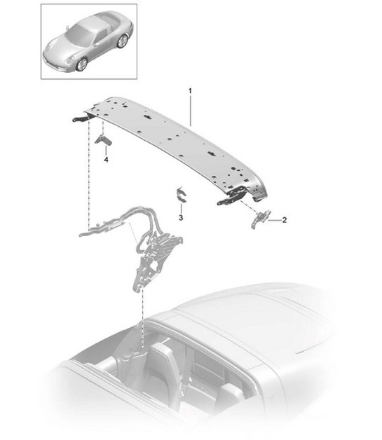 Diagram 811-022 Porsche Cayman 718C (982C) 2017>> Body
