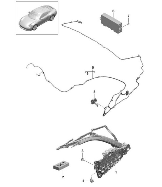 Diagram 811-025 Porsche Cayman 987C / 981C (2005-2016) Body