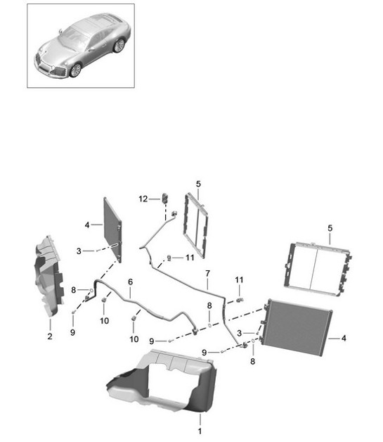 Diagram 813-020 Porsche Macan (95B) MK1 (2014-2018) Body