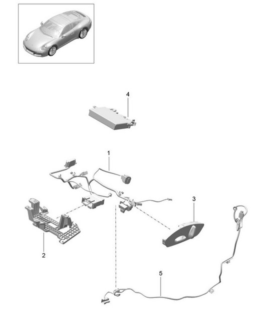 Diagram 817-025 Porsche 911 & 912 (1965-1989) Body