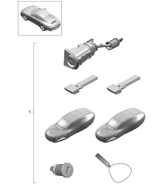 Diagram 898-000 Porsche Macan (95B) MK1 (2014-2018) Body