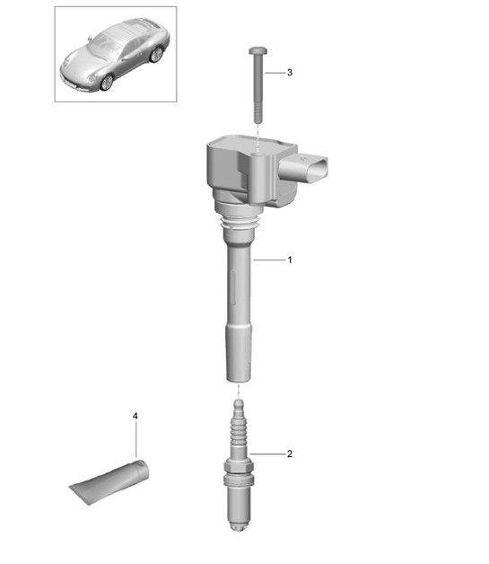 Diagram 901-000 Porsche Macan (95B) MK1 (2014-2018) Electrical equipment