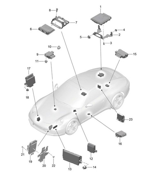 Diagram 901-003 Porsche Taycan (9J1) MK2 2024>> 