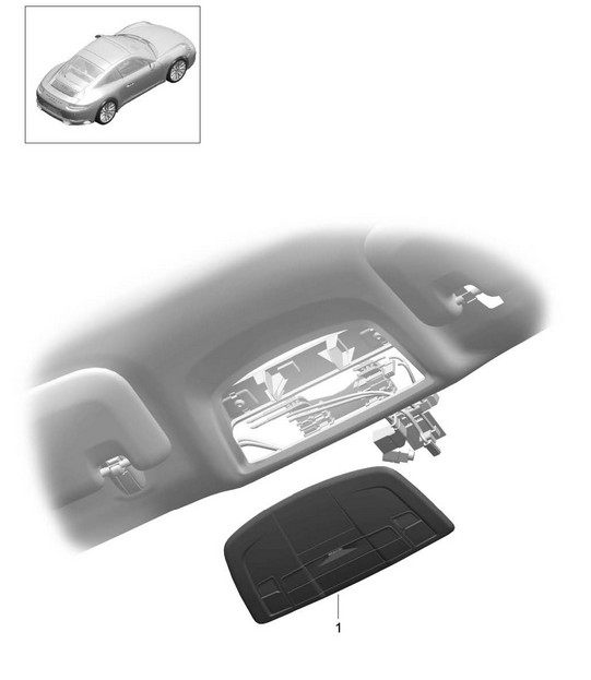 Console / Roof - CABRIOLET, TARGA - 991.2 2017-19