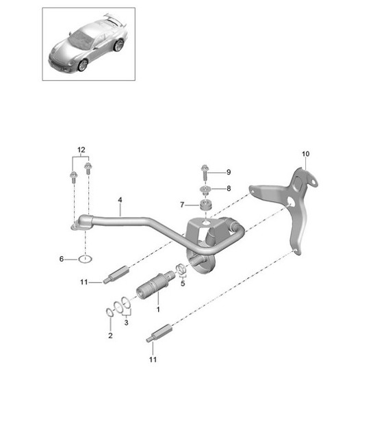 Diagram 102-020 Porsche Cayman 987C / 981C (2005-2016) Engine