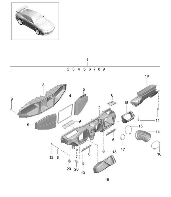 Diagram 106-000 Porsche Macan (95B) MK1 (2014-2018) Motor
