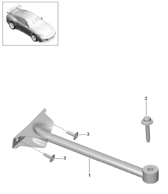 Dome strut 991 GT3 2014-21