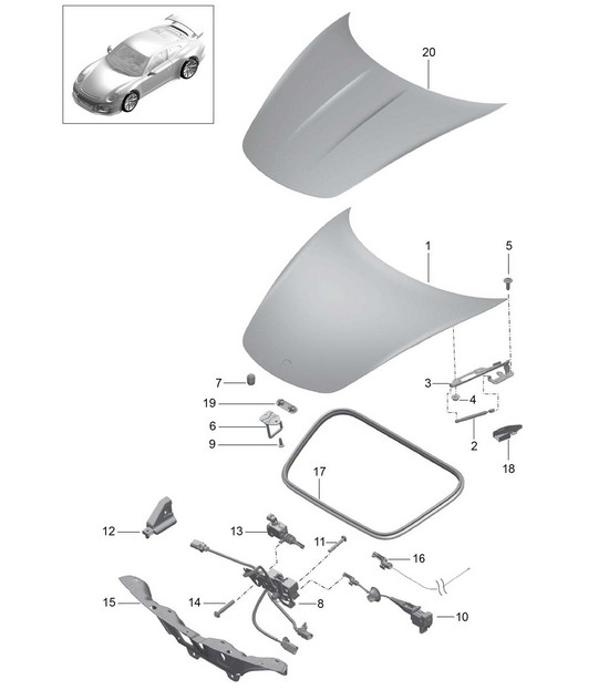Front Cover 991 GT3 2014-21