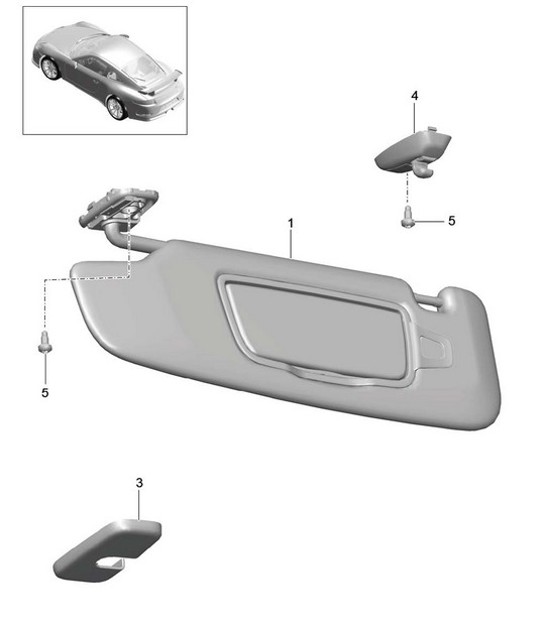 Diagram 807-065 Porsche 964 (911) (1989-1994) Body