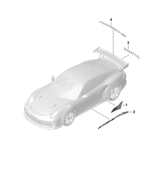 Diagram 810-030 Porsche Macan (95B) MK1 (2014-2018) Body